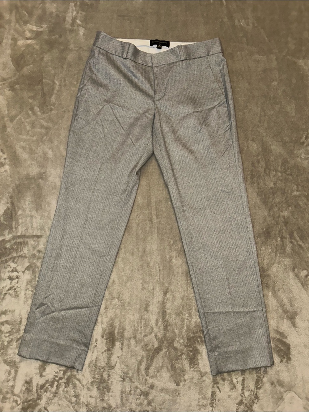 Banana Republic Light Gray Women's Tailored Avery Trousers Size 0